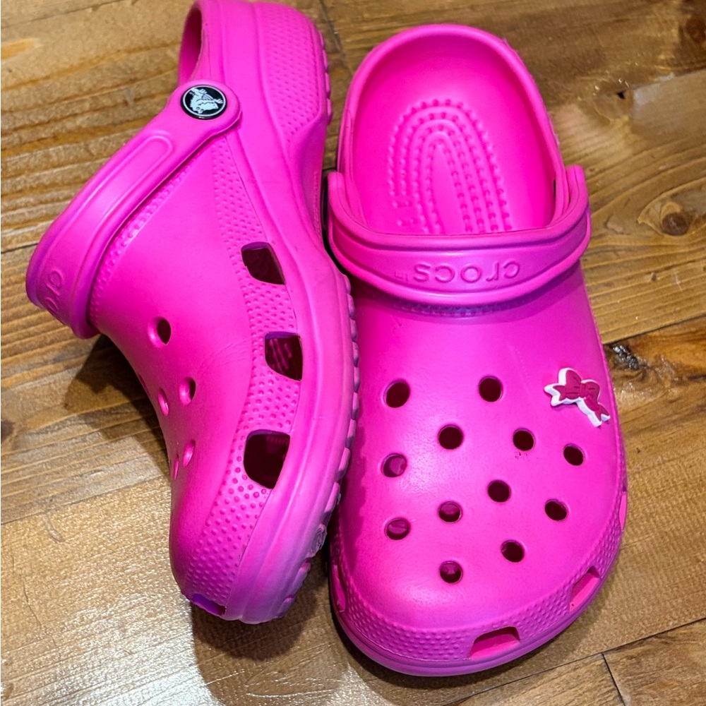 Hot Pink Crocs